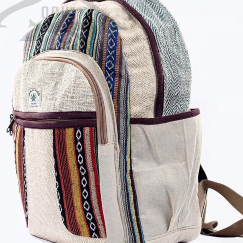 SOLD👍👍👍Hemp Backpack - Picture 2 of 5